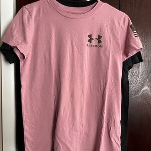 Under Armour Pink Freedom T-Shirt